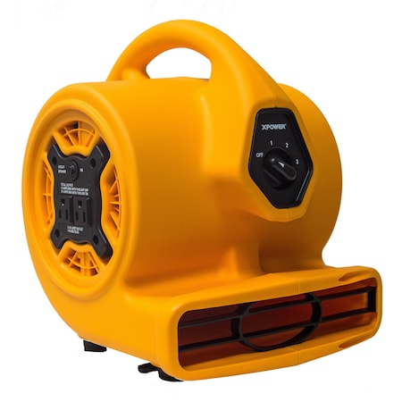 Xpower Air Mover, 3 Speed, 1/5 hp Motor P-130A